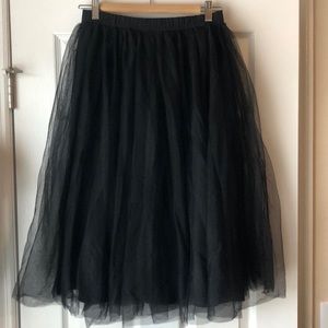 Black Tulle skirt